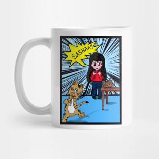 SASHA THE FOOD THIEF Coffee Mugs T-Shirts Stickers Mug